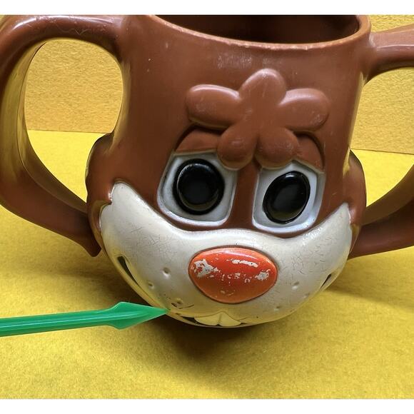 Vintage 1980s Nestle Quik Rabbit Bunny Cup With Ear Handles - Picture 8 of 8